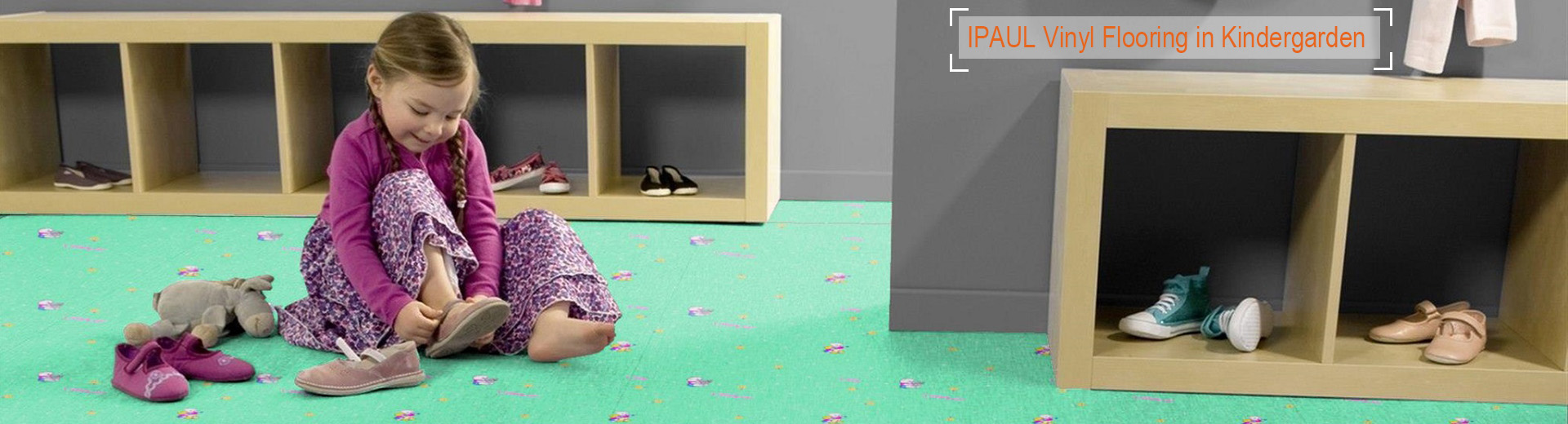 Kids education vinyl flooring